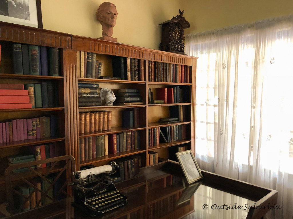 The library at Karen Blixen Museum