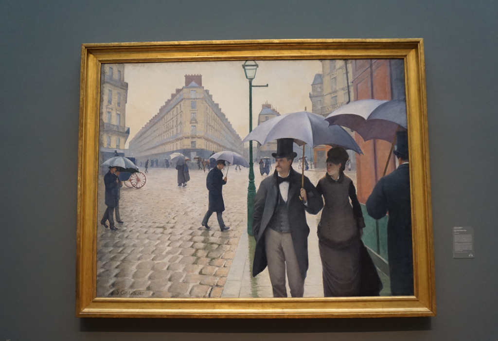 Paris Street; Rainy Day by Gustave Caillebotte