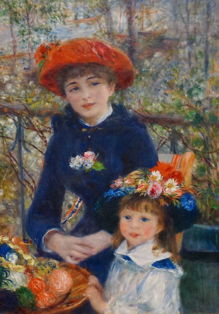Two Sisters (On the Terrace) by  Pierre-Auguste Renoir