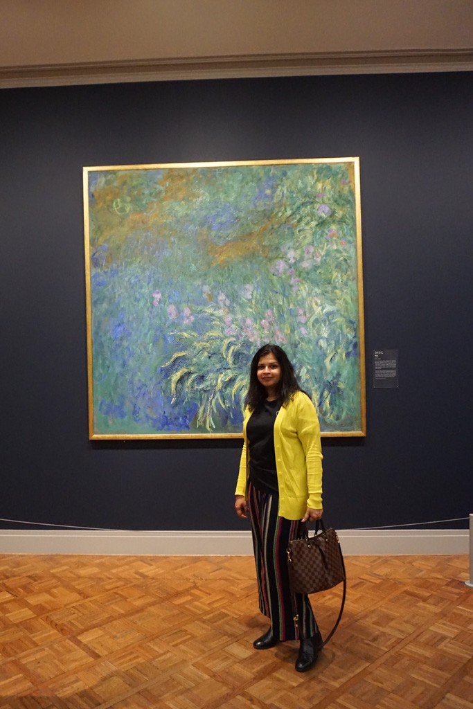 Claude Monet's paintings at the Art Institute of Chicago