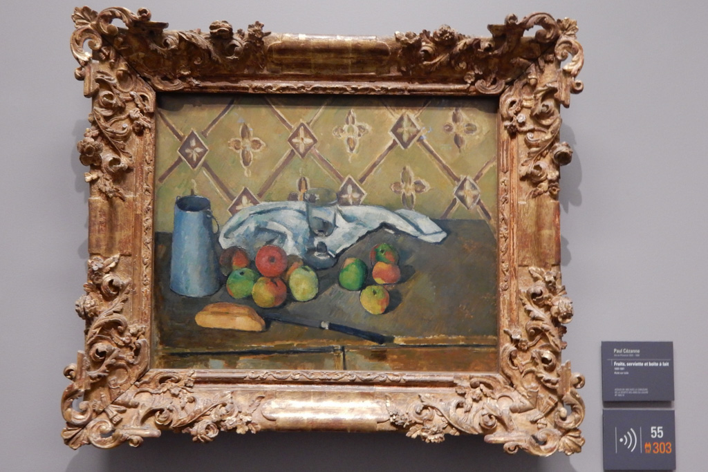 works of Paul Cezanne at Musee de l'Orangerie in Paris