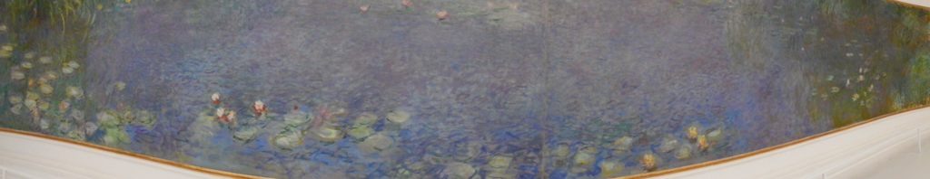 Monet's Waterlilies at Musee de l'Orangerie in Paris