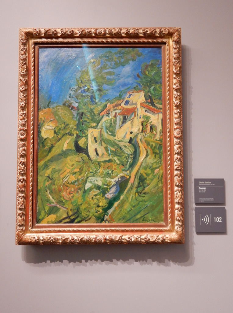 Works of Chaim Soutine at Musee de l'Orangerie in Paris