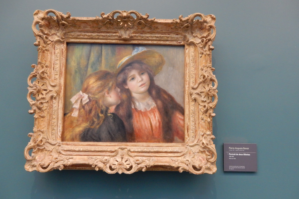 Works of Augueste Renoir at Musee de l'Orangerie in Paris
