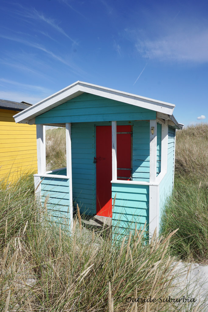 Beach huts at Falsterbo, the Swedish Riviera Photo by Outside Suburbia