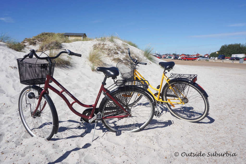 Beach huts at Falsterbo, the Swedish Riviera Photo by Outside Suburbia