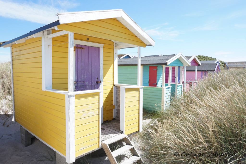 Beach huts at Falsterbo, the Swedish Riviera Photo by Outside Suburbia