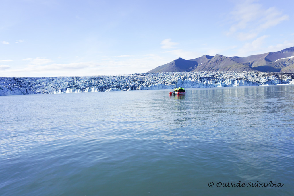 Iceland Glacier tour at Jokulsarlon - OutsideSuburbia.com