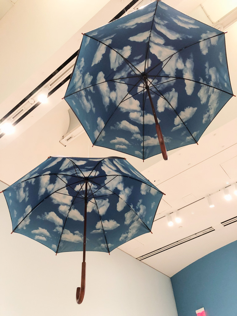 Rene Magritte Clouds Umbrella 