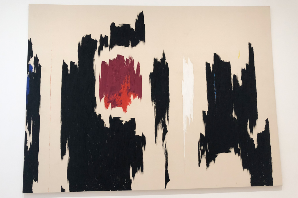 Abstraction by Clyfford Still at SFMOMA