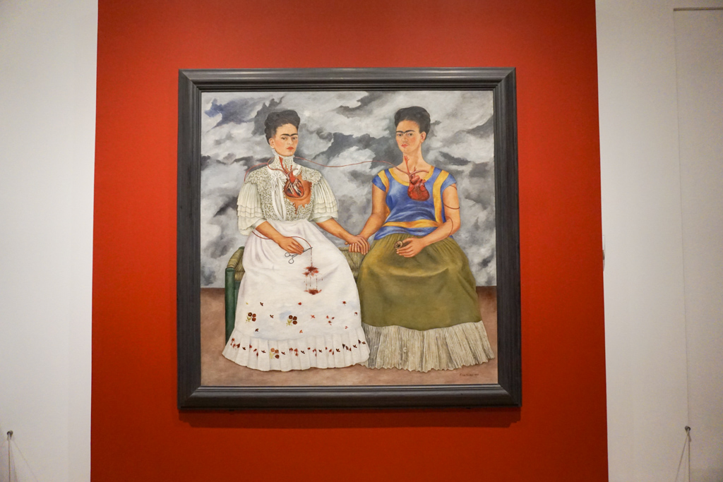 The Two Fridas located in the Museo de Arte Moderno, Mexico City 