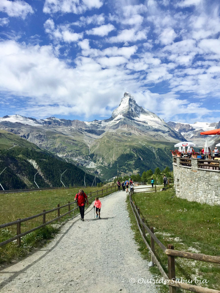 View of Matterhorn from Sunnegga - Outside Suburbia