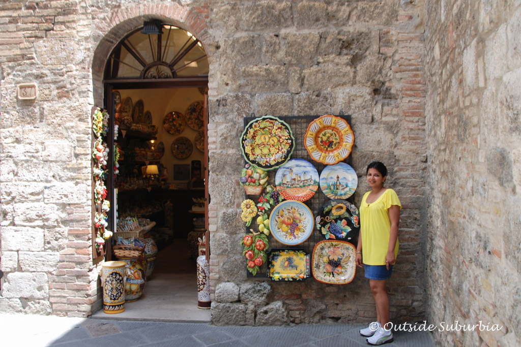 San Gimignano, Italy - Outside Suburbia