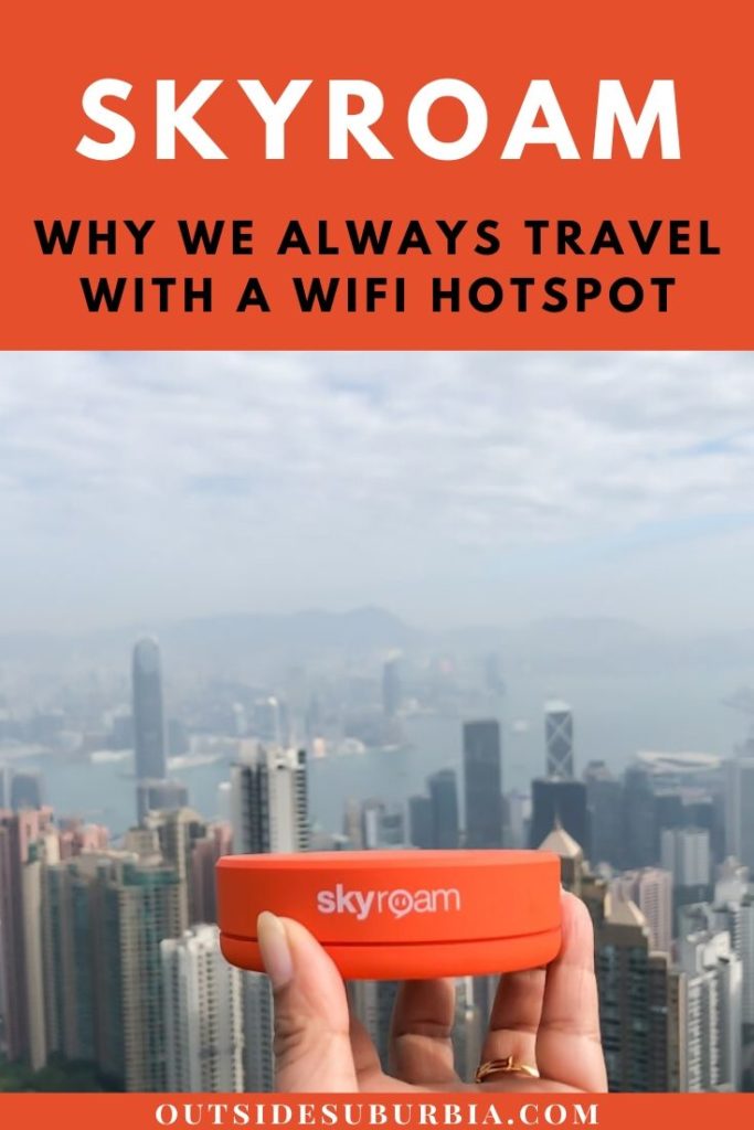 Skyroam helps you work from anywhere. It is a portable WiFi device that gives you access to the Internet anywhere you go. And it is secure! Here is a Skyroam WiFi Review – how it works, the different plans and a coupon code to save some money. #WiFi #Skyroam #SkyroamSolis #Skyroaming #WiFiHotspot