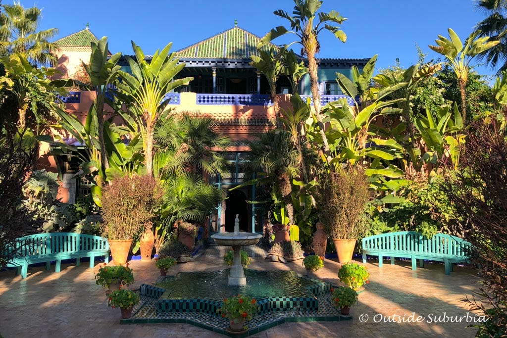 Yves Saint Laurent's Majorelle Garden in Marrakech, Morocco | Outside Suburbia