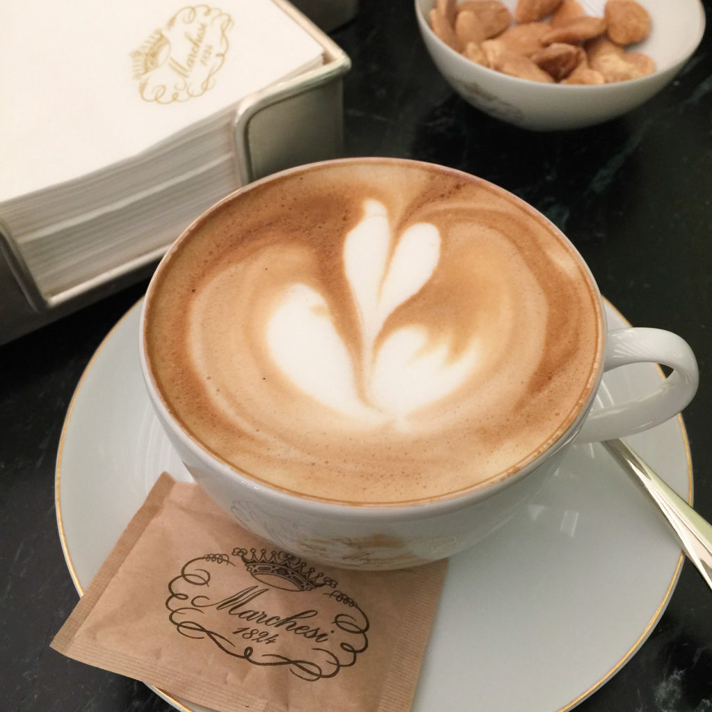 When visiting Milan, don't miss a Cappuccino at Pasticceria Marchesi | Ouside Suburbia