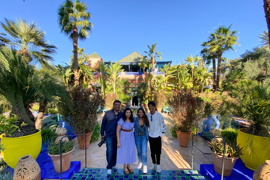 yves saint laurent jardin majorelle marrakech morocco