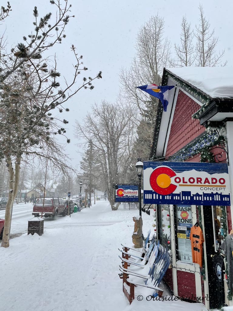 Breck Mainstreet covered in some fresh snow | Outside Suburbia