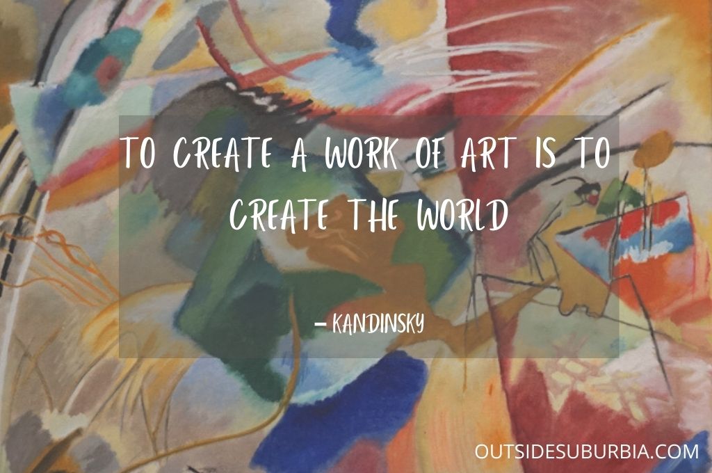 50 Inspiring Quotes about Art by Artists Outside Suburbia Family