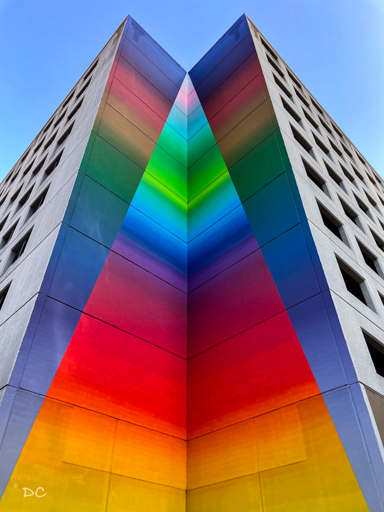 Tau Ceti, Colorful Spectrum mural in Austin | OutsideSuburbia