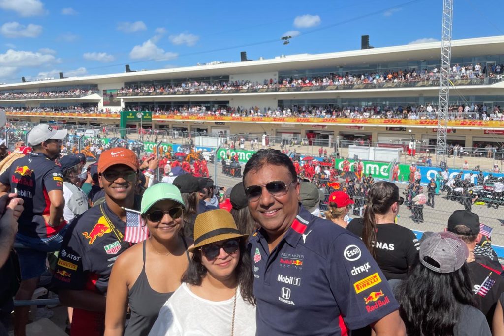 At the CoTA F1 Race in Austin | OutsideSuburbia