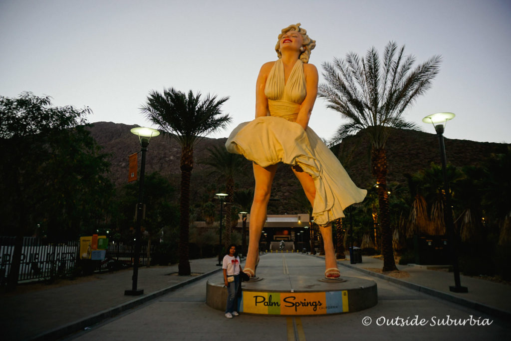 “Forever Marilyn” statue in Palm Springs