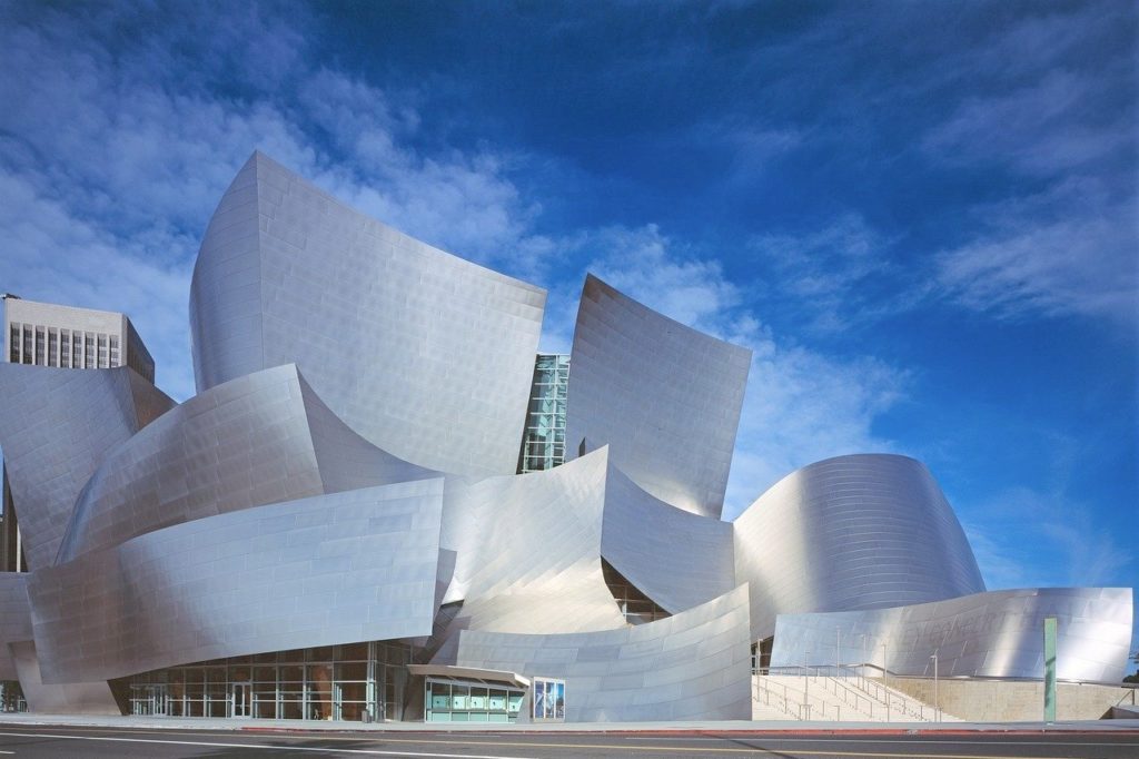 Walt Disney Concert Hall home of the Los Angeles Philharmonic
