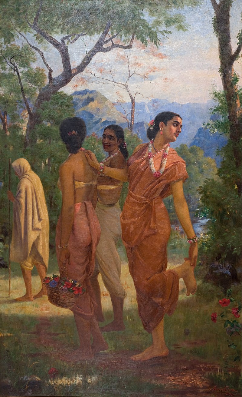 Shakuntala by Ravi Varma