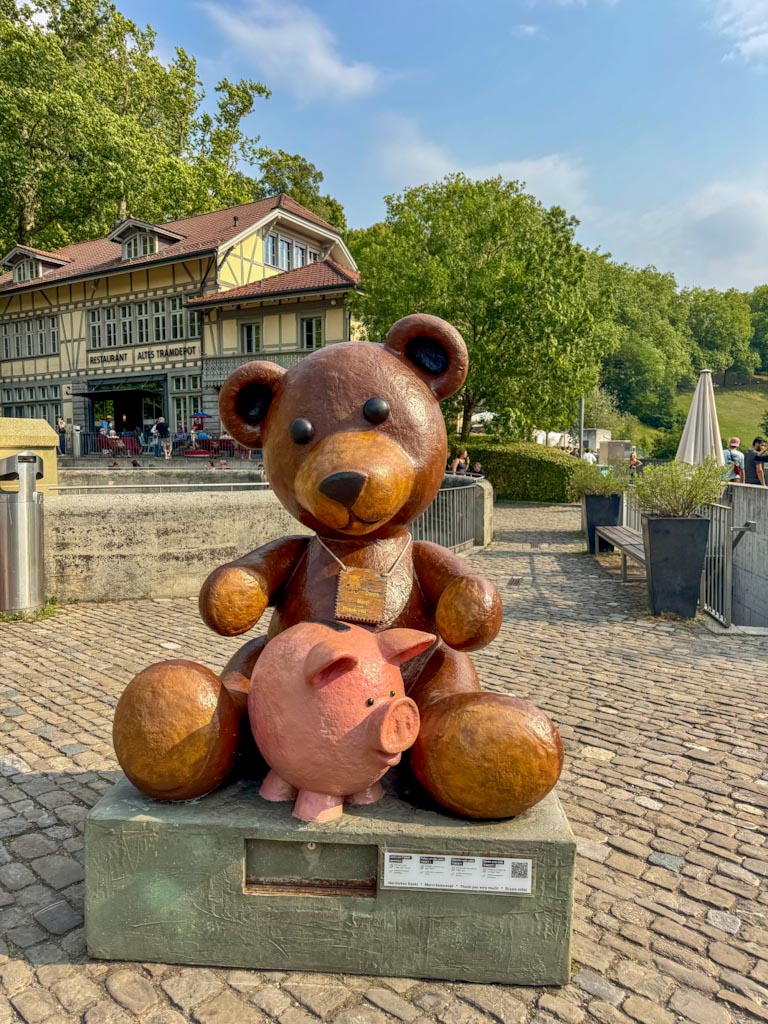See the bears and this cute Teddy Bear statue at the Bear Park in Bern